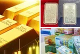 Giá vàng và bạc đều quay đầu giảm sâu