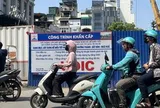 Công trình bể nước ngầm chống ngập tại chợ Hàng Da