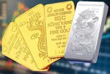 Giá vàng giảm sâu phiên cuối tuần, bạc “bốc hơi” gần 4 triệu đồng/kg