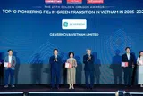 GE Vernova được vinh danh trong “Top 10 Doanh nghiệp tiên phong chuyển đổi xanh 2025 - 2026” tại Giải thưởng Rồng Vàng