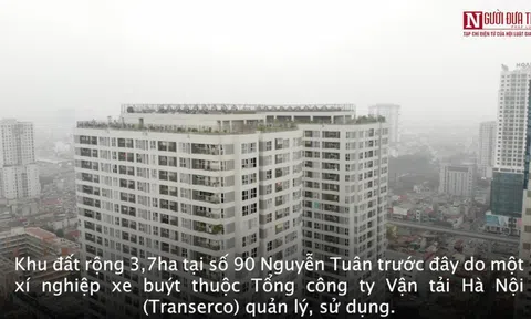 Hiện trạng khu nhà ở thương mại 90 Nguyễn Tuân từng của Transerco