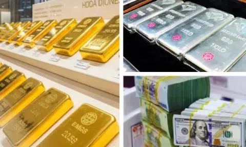 Vàng giảm gần 6 triệu đồng/lượng so với sáng qua