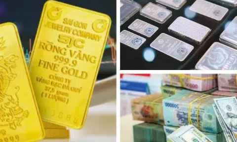 Giá vàng, bạc, USD cùng tăng phiên đầu tuần