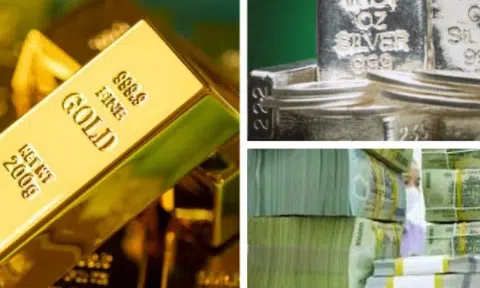 Giá vàng lùi nhẹ, giá USD tự do tăng mạnh