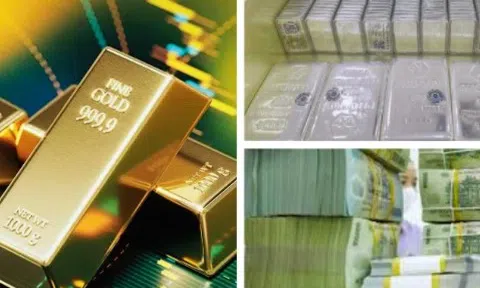Giá vàng tăng nhẹ, đồng USD thị trường tự do tiếp tục đi lên
