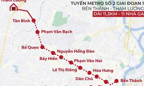 Vì sao metro số 2 (Bến Thành – Tham Lương) đề xuất vốn lên 52.000 tỷ đồng?