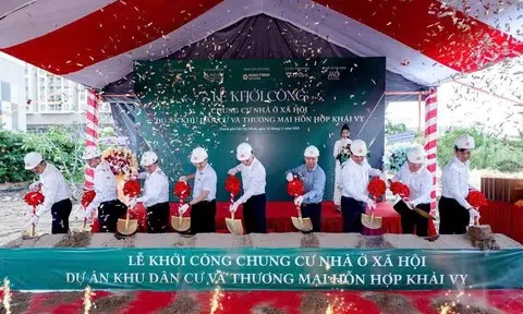 Khởi công xây dựng hơn 300 căn nhà ở xã hội tại phường Phú Thuận, TP.HCM