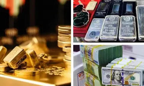 Giá bạc giảm mạnh, vàng đứng yên
