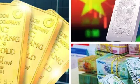 Giá vàng và bạc đều giảm sâu