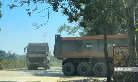 Thanh Hóa: Mỏ đất chưa cấp phép đấu nối với quốc lộ, gây ô nhiễm môi trường dừng hoạt động
