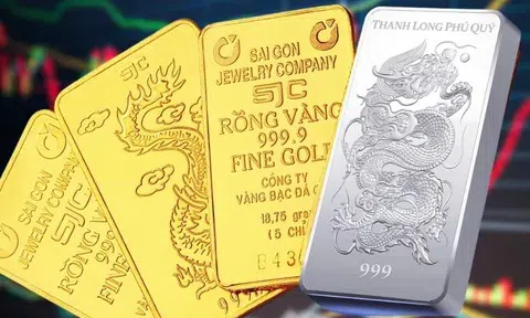 Giá vàng giảm thêm nửa triệu đồng/lượng, bạc tiếp tục giảm sâu