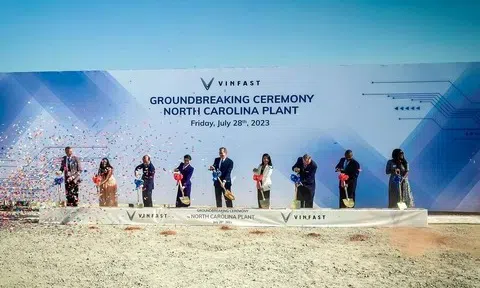 Vinfast khởi công nhà máy sản xuất xe điện tại Bắc Carolina