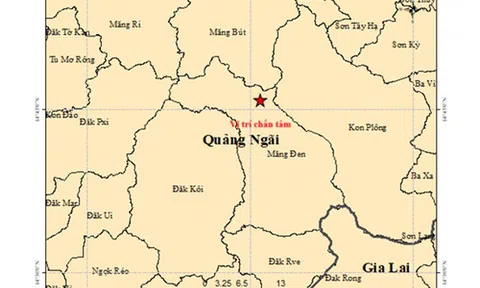 Quảng Ngãi: Xảy ra động đất ở xã Măng Đen