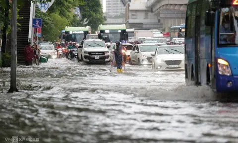 Để chống ngập, Hà Nội dự kiến xây bể ngầm 125 triệu m3