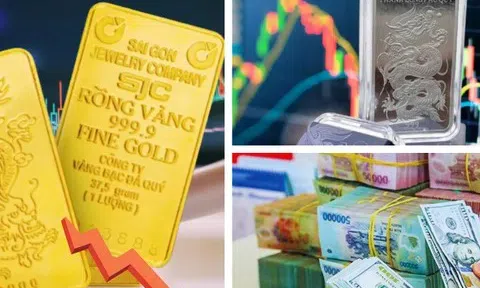 Giá vàng bạc “rơi” mạnh