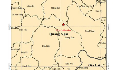 Quảng Ngãi: Xảy ra động đất ở xã Măng Đen
