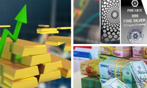 Giá vàng áp sát mốc 189 triệu đồng/lượng, bạc giảm nhẹ