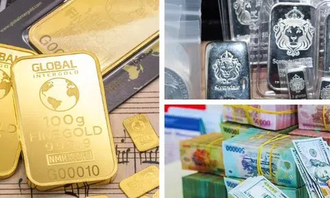 Giá vàng “bốc hơi” 5 triệu đồng/lượng, bạc hạ nhiệt