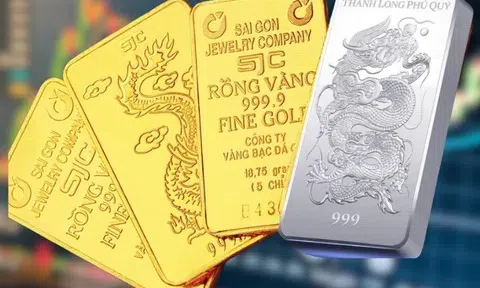 Giá vàng giảm sâu phiên cuối tuần, bạc “bốc hơi” gần 4 triệu đồng/kg