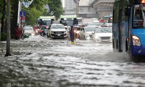 Để chống ngập, Hà Nội dự kiến xây bể ngầm 125 triệu m3