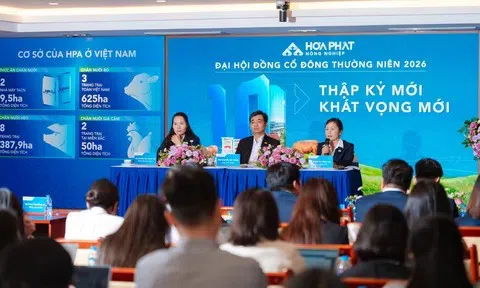 ĐHĐCĐ Nông nghiệp Hòa Phát: Lãi 345 tỷ đồng trong quý I, chia cổ tức năm 2026 tỷ lệ 30% bằng tiền mặt