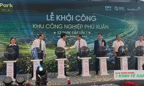 Khởi công Khu công nghiệp Ez.Park Đắk Lắk I, mở cực tăng trưởng mới cho Đắk Lắk và Tây Nguyên