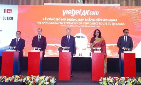 Chào mừng chuyến thăm của Tổng Bí thư, Chủ tịch nước Tô Lâm, Vietjet mở đường bay đầu tiên đến Sri Lanka