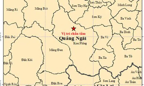 Động đất tiếp tục rung chuyển ở "điểm nóng" Kon Plông, Quảng Ngãi