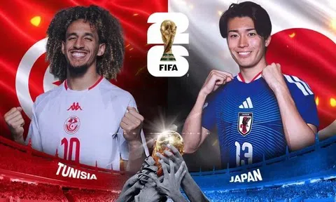 VTV3, VTV6 Trực tiếp bóng đá Tunisia vs Nhật Bản , World Cup 2026 11h00 ngày 21/6