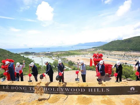 Tập đoàn Hưng Thịnh động thổ phân khu Hollywood Hills by YOO Inspired by Starck tại MerryLand Quy Nhơn