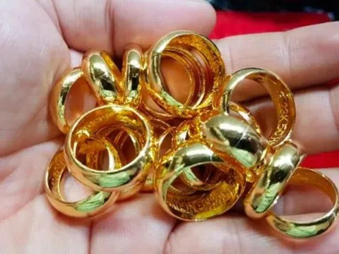 Chiều nay (20/6): Giá vàng nhẫn giảm sâu