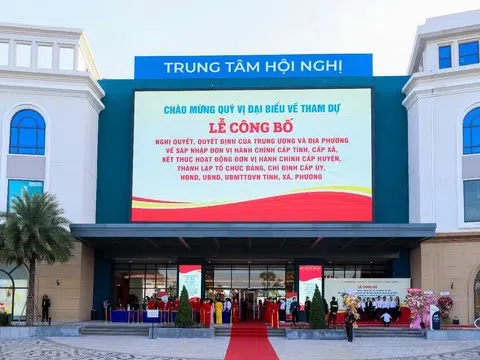 Aqua City được lựa chọn là địa điểm tổ chức Lễ công bố Nghị quyết về sáp nhập tỉnh Đồng Nai và Bình Phước