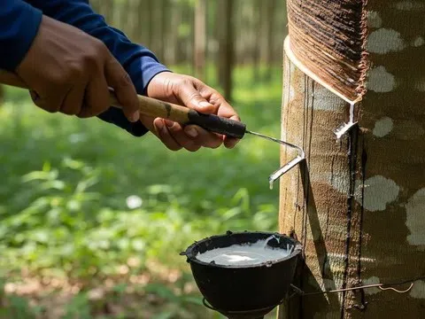 Giá cao su hôm nay 20/9/2025: Giảm do áp lực tiền tệ và nhu cầu suy yếu