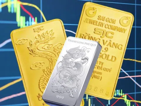 Giá vàng trong nước điều chỉnh giảm mạnh
