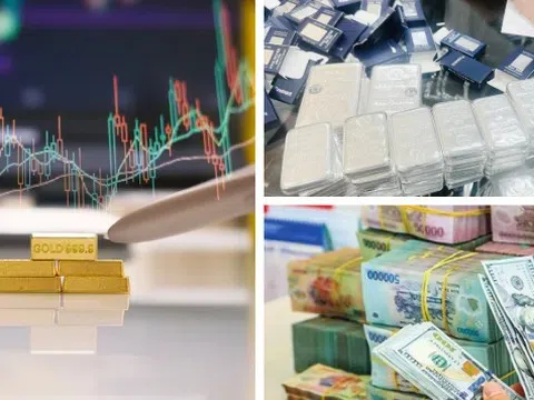 Giá vàng đồng loạt giảm mạnh