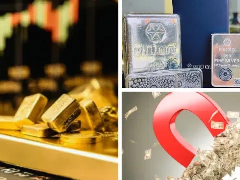 Giá vàng giảm 1,2 triệu đồng/lượng