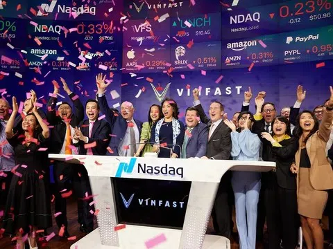 VinFast chính thức niêm yết trên Nasdaq Global Select Market giá trị vốn hoá hơn 23 tỷ USD