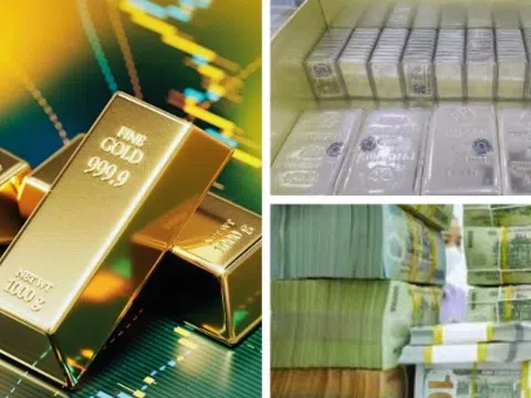 Giá vàng tăng nhẹ, đồng USD thị trường tự do tiếp tục đi lên