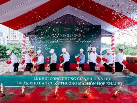 Khởi công xây dựng hơn 300 căn nhà ở xã hội tại phường Phú Thuận, TP.HCM