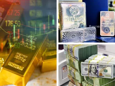 Giá vàng thế giới và trong nước tăng phiên đầu tuần