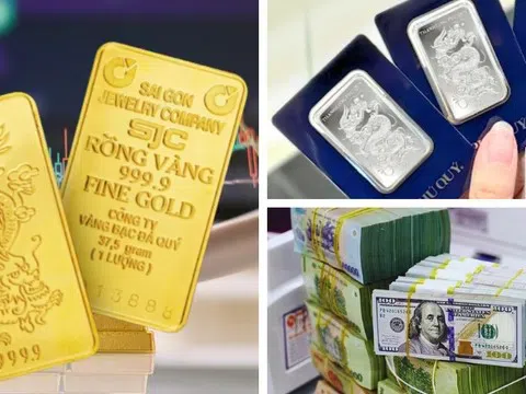 Vàng tăng nhẹ, bạc vượt mốc 71 triệu đồng