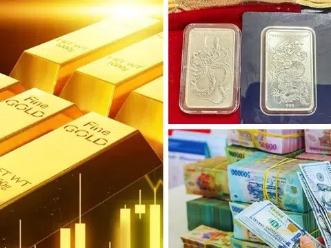 Giá vàng và bạc đều quay đầu giảm sâu
