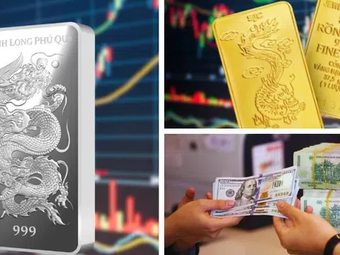 Giá vàng và bạc đều quay đầu giảm