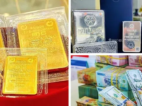 Giá vàng đi ngang phiên cuối tuần, bạc giảm nhẹ sau tuần tăng sốc