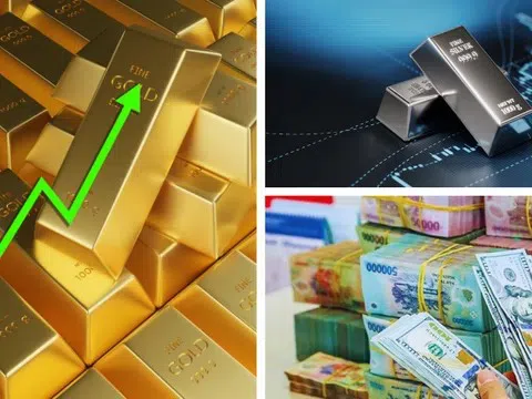 Giá vàng tăng sốc 4,6 triệu đồng, bạc vượt 102 triệu/kg