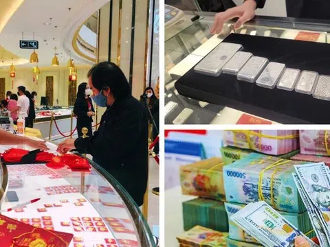 Giá vàng “rớt” hơn 10 triệu đồng/lượng, bạc hạ nhiệt