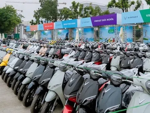 Hơn 400.000 xe bán ra, VinFast giữ vị thế dẫn đầu thị trường xe máy điện Việt Nam