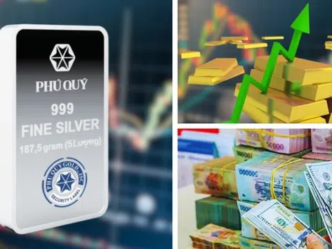 Giá vàng bứt tốc vượt mốc 180 triệu đồng, bạc tăng nhẹ