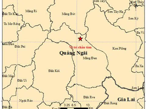 Quảng Ngãi: Xảy ra động đất ở xã Măng Đen
