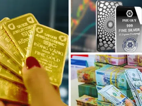 Giá vàng “lặng sóng”, bạc tăng nhẹ